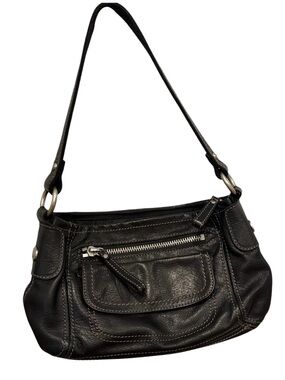 Vintage Fossil Y2K baddie Leather Shoulder Bag Excellent Condition